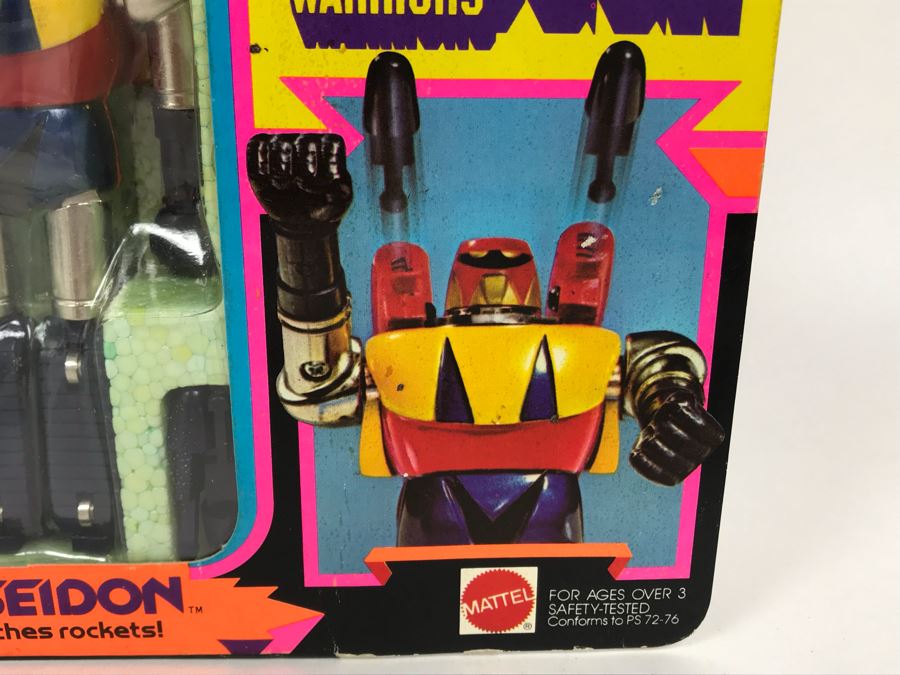 Vintage 1977 New In Box Mattel Shogun Warriors Poseidon Die-Cast Metal Robot Toy Action Figure 2104 [Photo 6]