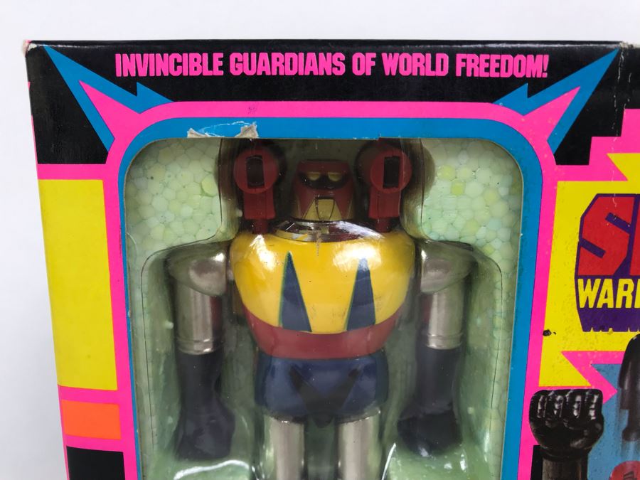 Vintage 1977 New In Box Mattel Shogun Warriors Poseidon Die-Cast Metal Robot Toy Action Figure 2104 [Photo 2]