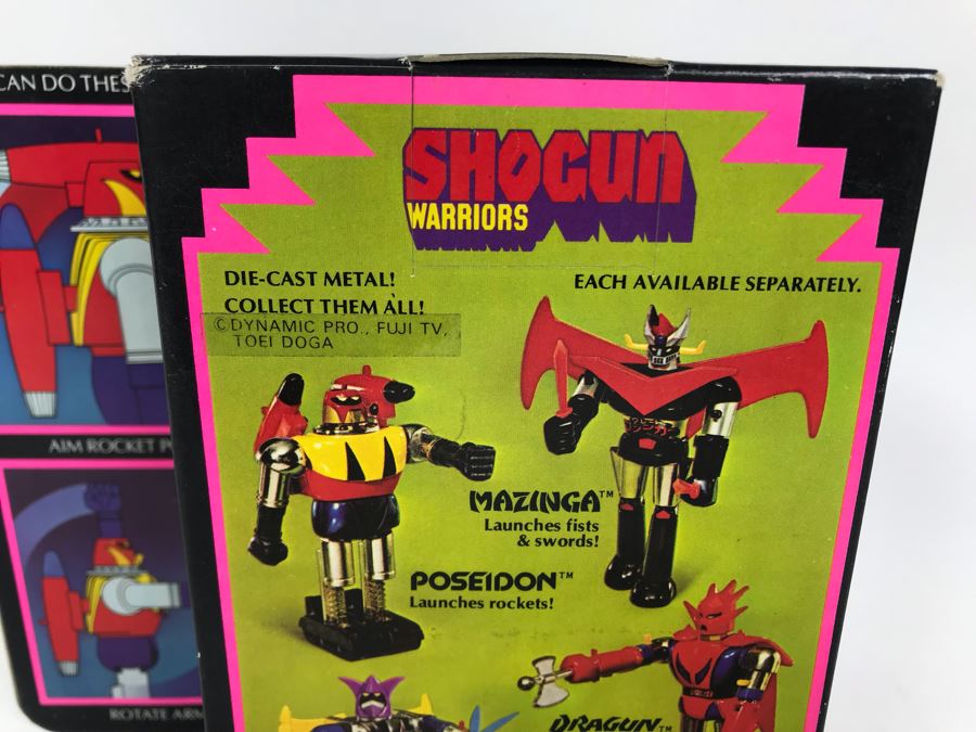Vintage 1977 New In Box Mattel Shogun Warriors Poseidon Die-Cast Metal Robot Toy Action Figure 2104 [Photo 10]