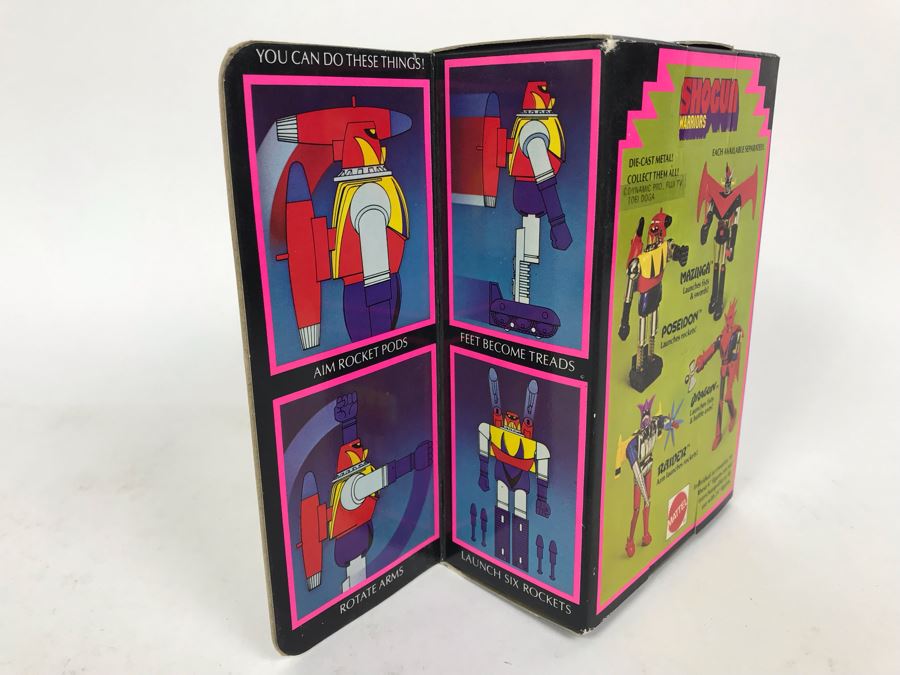 Vintage 1977 New In Box Mattel Shogun Warriors Poseidon Die-Cast Metal Robot Toy Action Figure 2104 [Photo 12]