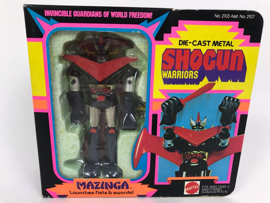 Vintage 1977 New In Box Mattel Shogun Warriors Mazinga Die-Cast Metal Robot Toy Action Figure 2103 [Photo 1]