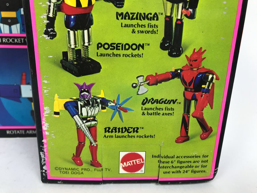 Vintage 1977 New In Box Mattel Shogun Warriors Mazinga Die-Cast Metal Robot Toy Action Figure 2103 [Photo 13]