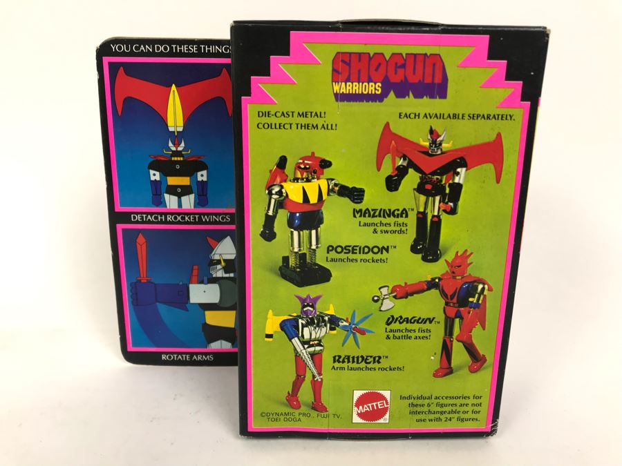 Vintage 1977 New In Box Mattel Shogun Warriors Mazinga Die-Cast Metal Robot Toy Action Figure 2103 [Photo 10]