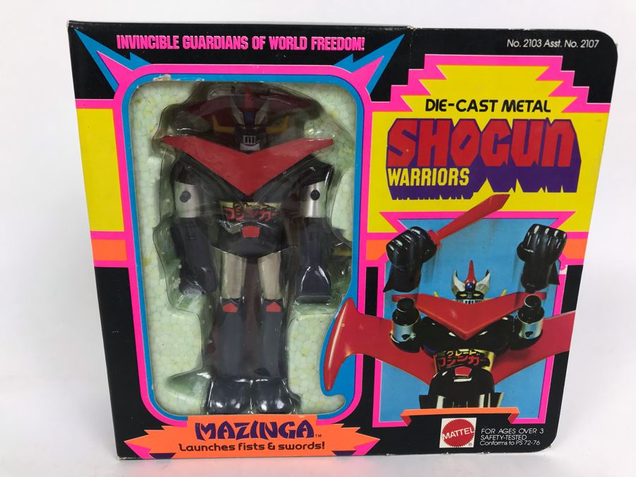 Vintage 1977 New In Box Mattel Shogun Warriors Mazinga Die-Cast Metal Robot Toy Action Figure 2103 [Photo 1]