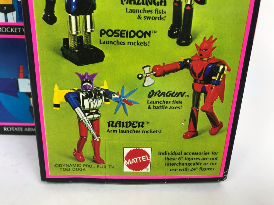 Vintage 1977 New In Box Mattel Shogun Warriors Mazinga Die-Cast Metal Robot Toy Action Figure 2103 [Photo 12]
