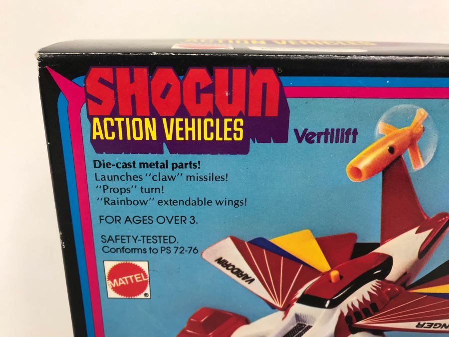 Vintage 1978 New In Box Mattel Shogun Warriors Action Vehicles Vertilift Die-Cast Metal Parts 2522 [Photo 3]