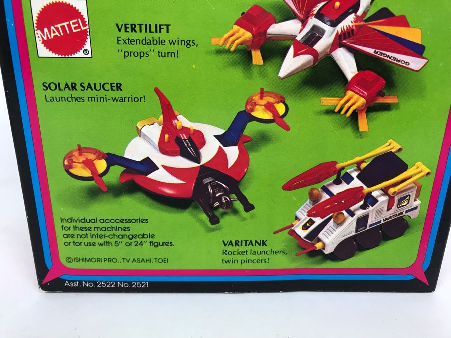 Vintage 1978 New In Box Mattel Shogun Warriors Action Vehicles Vertilift Die-Cast Metal Parts 2522 [Photo 11]