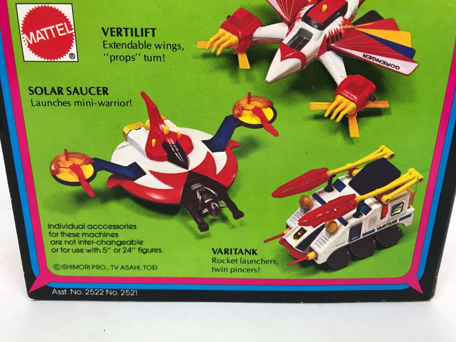 Vintage 1978 New In Box Mattel Shogun Warriors Action Vehicles Vertilift Die-Cast Metal Parts 2522 [Photo 10]