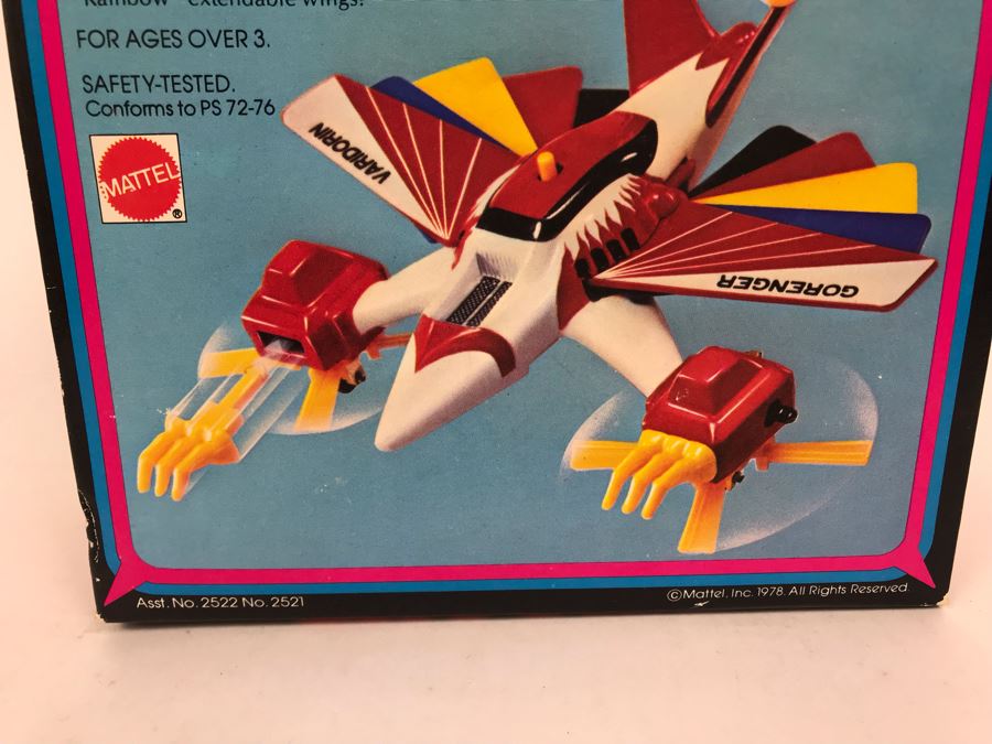 Vintage 1978 New In Box Mattel Shogun Warriors Action Vehicles Vertilift Die-Cast Metal Parts 2522 [Photo 4]