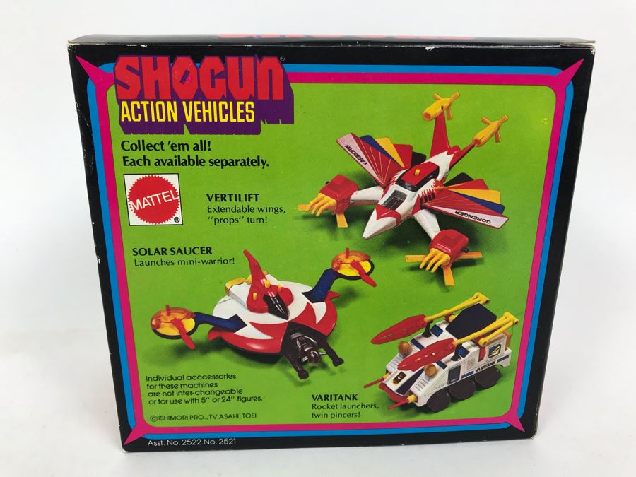 Vintage 1978 New In Box Mattel Shogun Warriors Action Vehicles Vertilift Die-Cast Metal Parts 2522 [Photo 7]