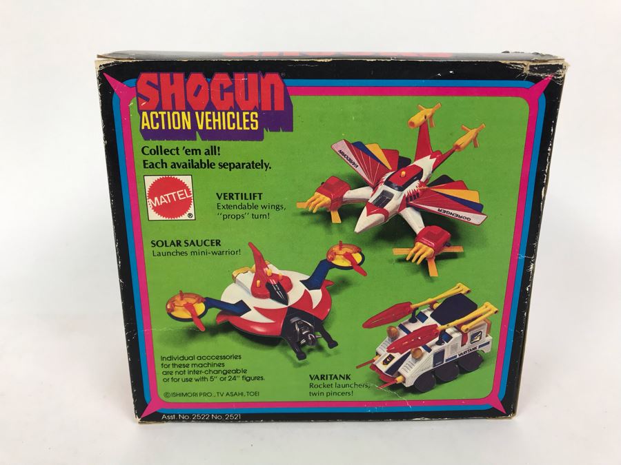 Vintage 1978 Mattel Shogun Warriors Action Vehicles Vertilift Die-Cast Metal Parts 2522 With Box [Photo 6]