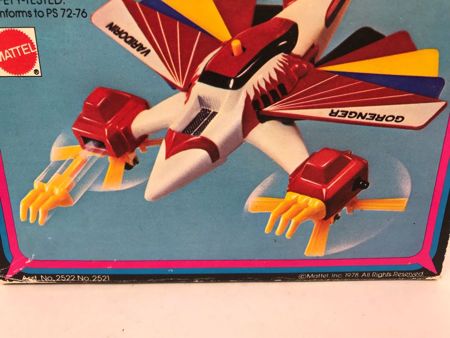 Vintage 1978 Mattel Shogun Warriors Action Vehicles Vertilift Die-Cast Metal Parts 2522 With Box [Photo 3]