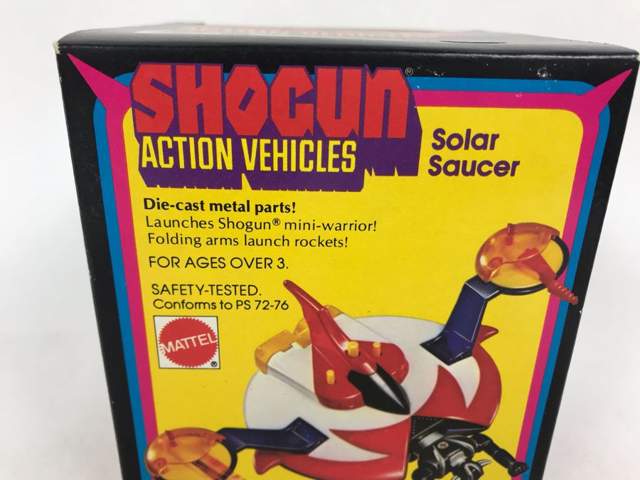Vintage 1978 New In Box Mattel Shogun Warriors Action Vehicles Solar Saucer Die-Cast Metal Parts 2520 [Photo 2]