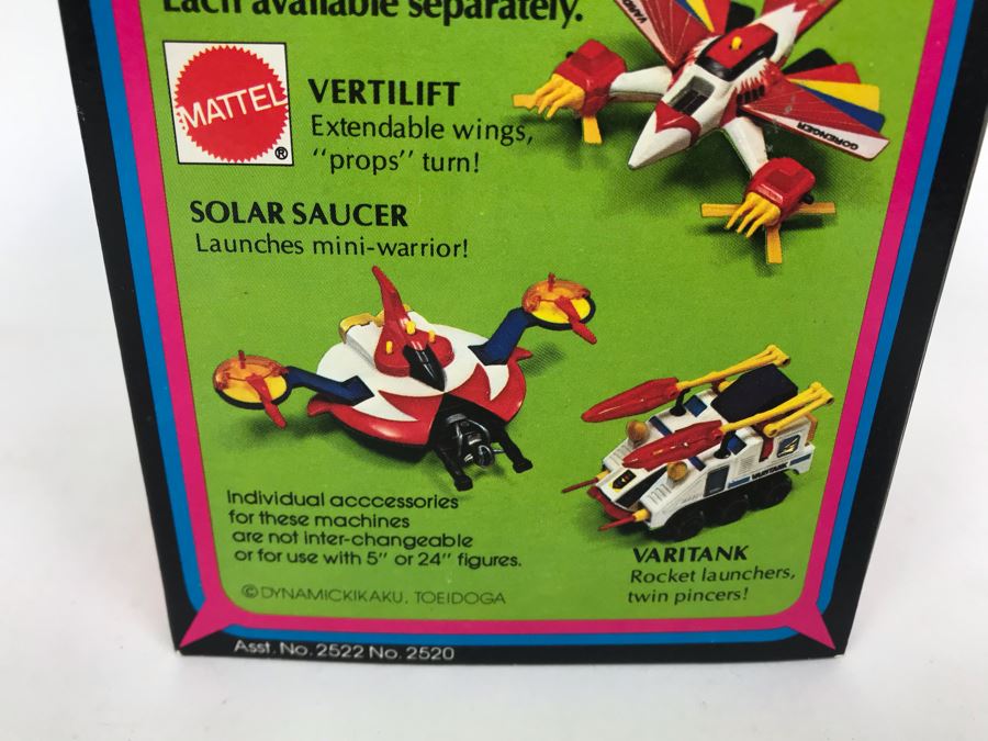 Vintage 1978 New In Box Mattel Shogun Warriors Action Vehicles Solar Saucer Die-Cast Metal Parts 2520 [Photo 9]