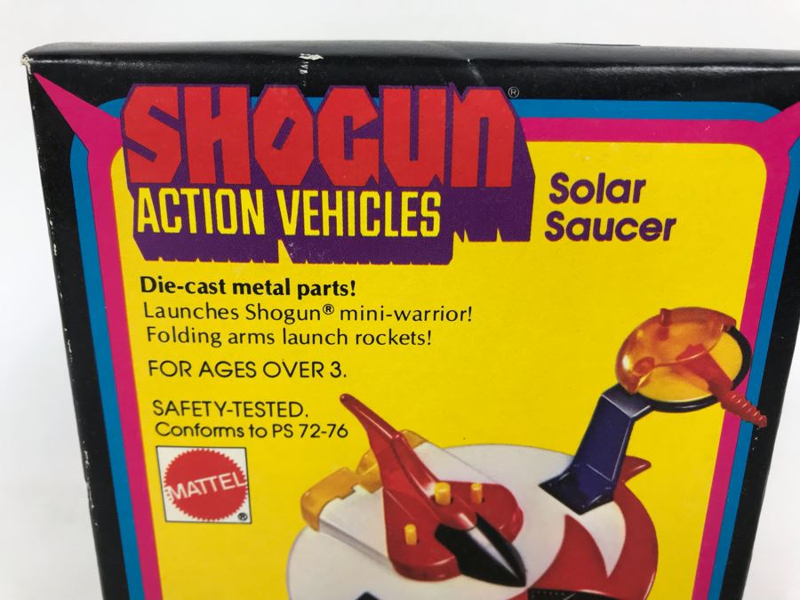Vintage 1978 New In Box Mattel Shogun Warriors Action Vehicles Solar Saucer Die-Cast Metal Parts 2520 [Photo 2]