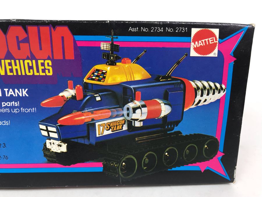 Vintage 1978 New In Box Mattel Shogun Warriors Action Vehicles Shigcon Tank Die-Cast Metal Parts 2731 [Photo 3]