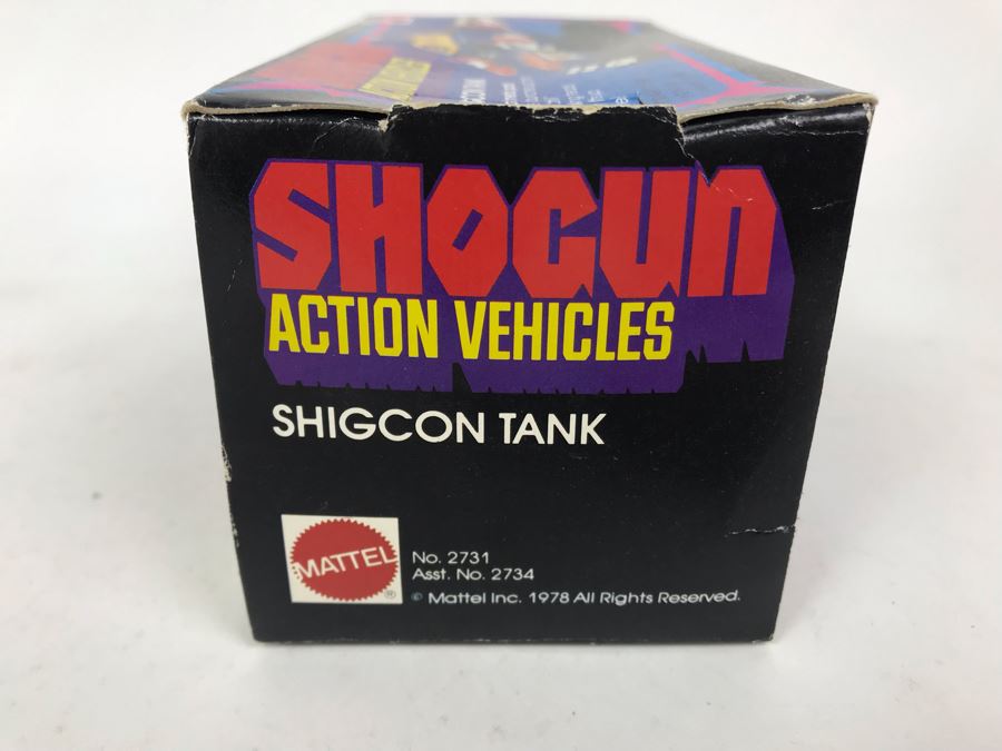 Vintage 1978 New In Box Mattel Shogun Warriors Action Vehicles Shigcon Tank Die-Cast Metal Parts 2731 [Photo 10]