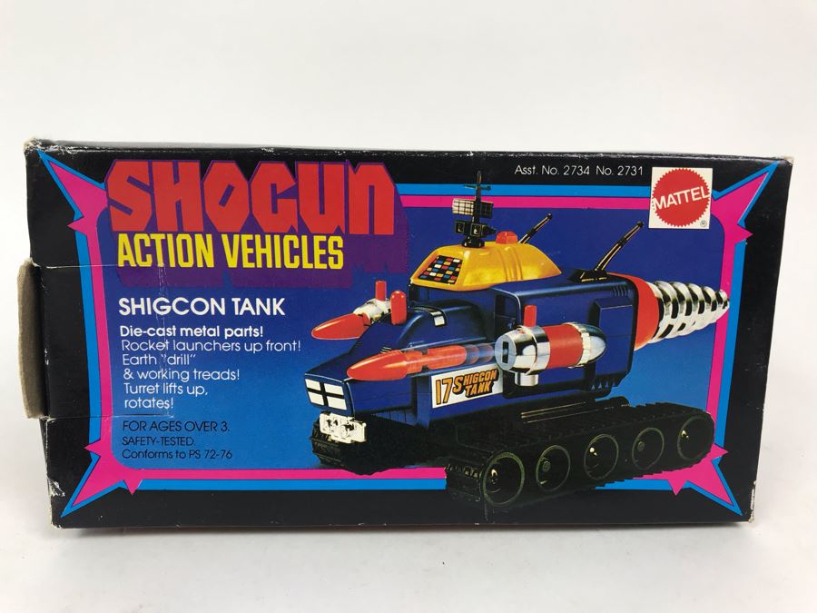 Vintage 1978 New In Box Mattel Shogun Warriors Action Vehicles Shigcon Tank Die-Cast Metal Parts 2731 [Photo 1]