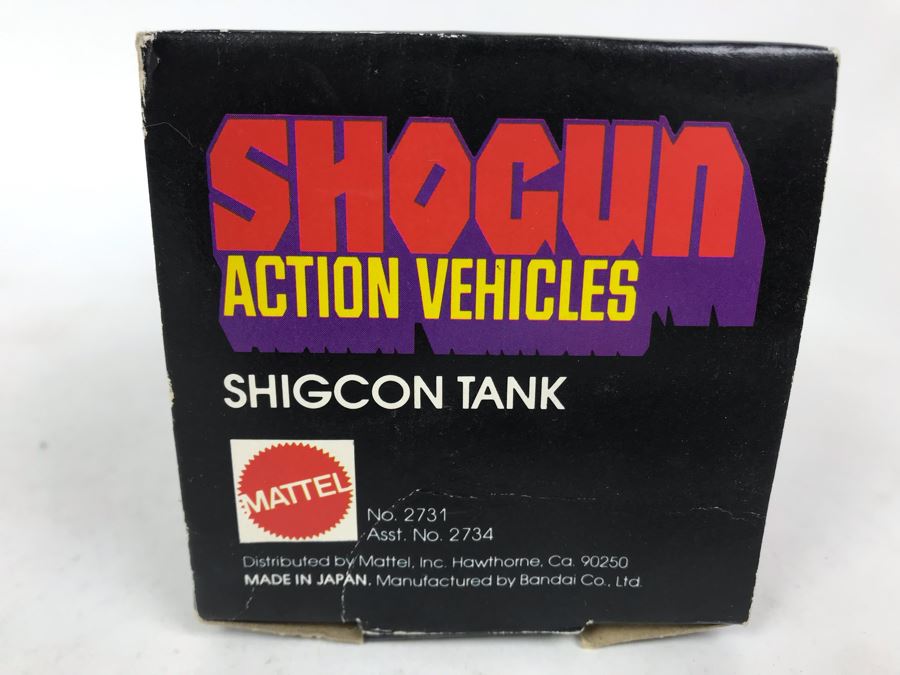 Vintage 1978 New In Box Mattel Shogun Warriors Action Vehicles Shigcon Tank Die-Cast Metal Parts 2731 [Photo 8]