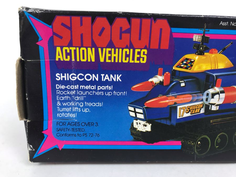 Vintage 1978 New In Box Mattel Shogun Warriors Action Vehicles Shigcon Tank Die-Cast Metal Parts 2731 [Photo 2]