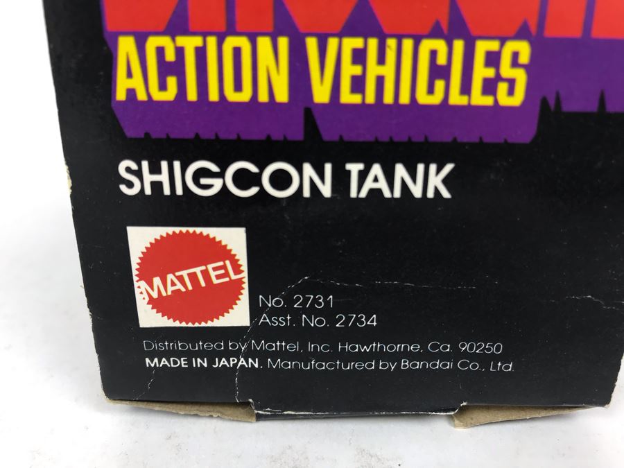 Vintage 1978 New In Box Mattel Shogun Warriors Action Vehicles Shigcon Tank Die-Cast Metal Parts 2731 [Photo 9]