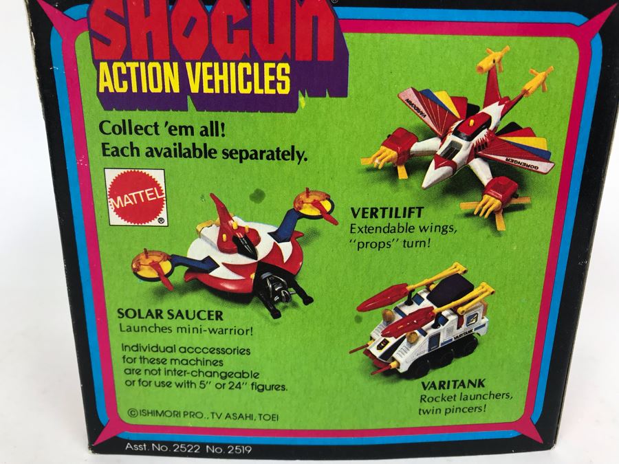Vintage 1978 New In Box Mattel Shogun Warriors Action Vehicles Varitank Die-Cast Metal Parts 2519 [Photo 8]
