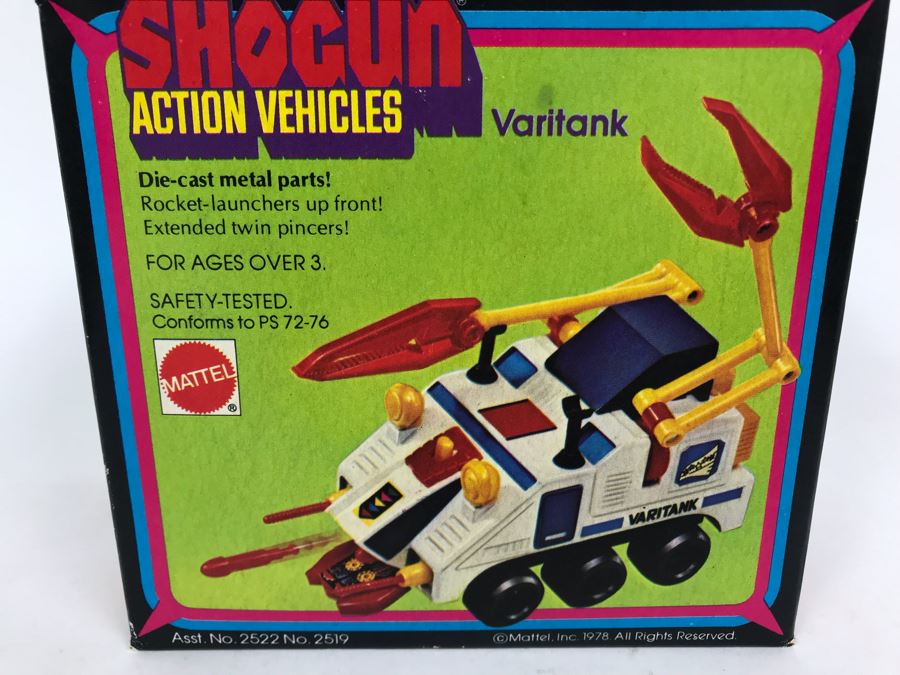 Vintage 1978 New In Box Mattel Shogun Warriors Action Vehicles Varitank Die-Cast Metal Parts 2519 [Photo 3]