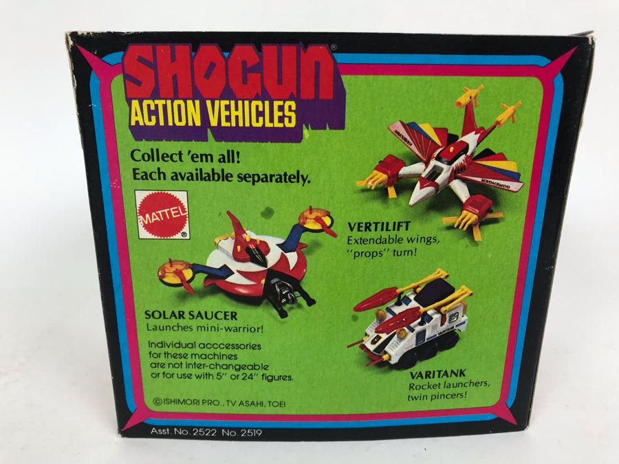 Vintage 1978 New In Box Mattel Shogun Warriors Action Vehicles Varitank Die-Cast Metal Parts 2519 [Photo 6]