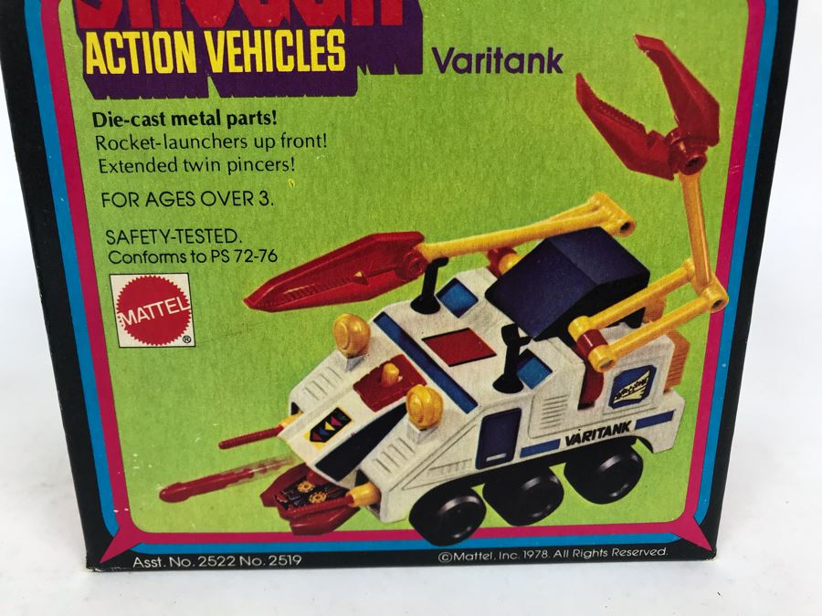Vintage 1978 New In Box Mattel Shogun Warriors Action Vehicles Varitank Die-Cast Metal Parts 2519 [Photo 3]
