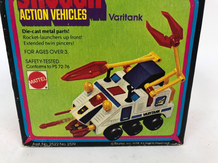 Vintage 1978 Mattel Shogun Warriors Action Vehicles Varitank Die-Cast Metal Parts 2519 With Box [Photo 3]
