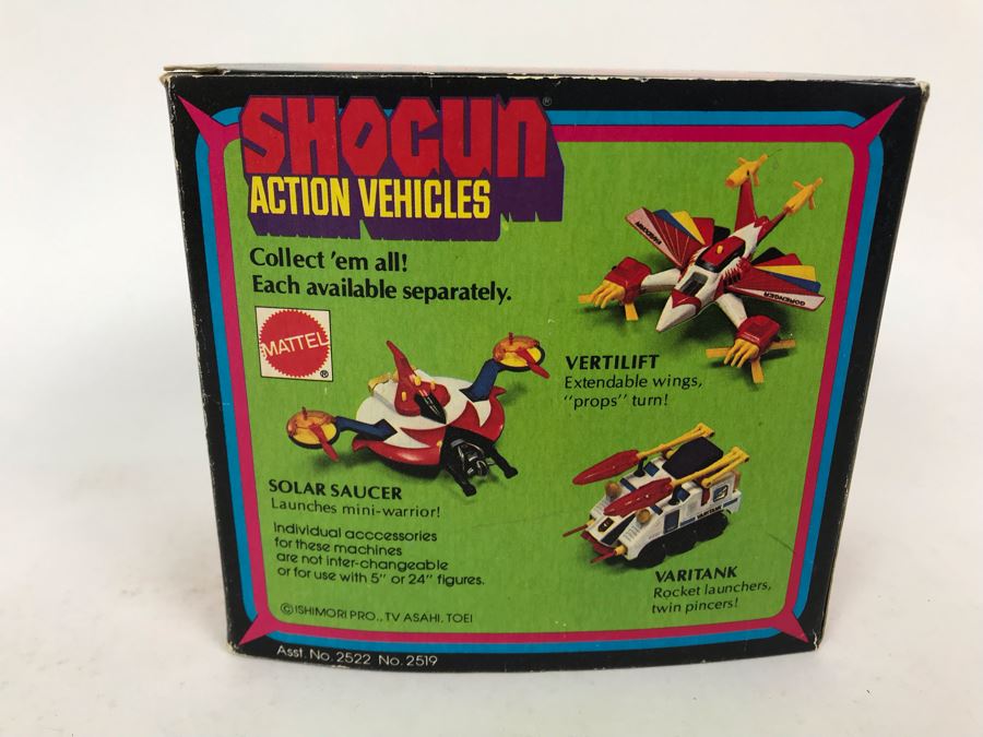 Vintage 1978 Mattel Shogun Warriors Action Vehicles Varitank Die-Cast Metal Parts 2519 With Box [Photo 7]