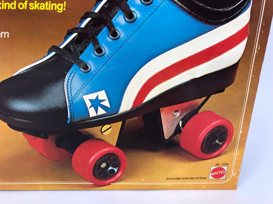 Vintage 1978 Mattel Sunrunners Roller Skates New In Box Size 3-5 [Photo 5]