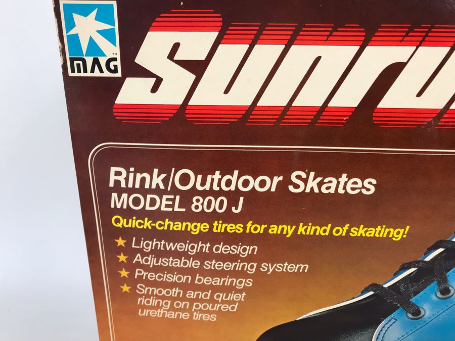 Vintage 1978 Mattel Sunrunners Roller Skates New In Box Size 3-5 [Photo 4]