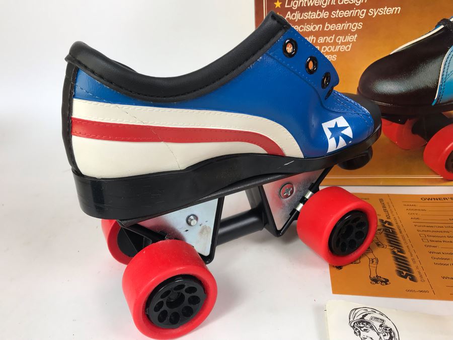 Vintage 1978 Mattel Sunrunners Roller Skates New In Box Size 3-5 [Photo 11]