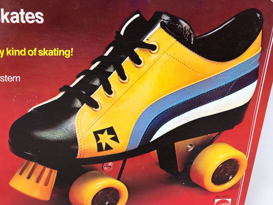 Vintage 1978 Mattel Sunrunners Roller Skates New In Box Size 8-10 [Photo 4]