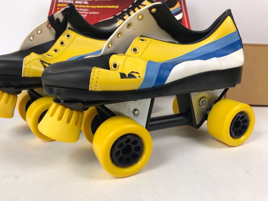 Vintage 1978 Mattel Sunrunners Roller Skates New In Box Size 8-10 [Photo 12]