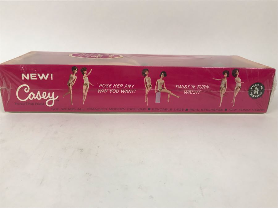Vintage 1966 New In Box Mattel New Casey Twist'N Turn Waist Barbie Doll Francie's Fun Friend Bendable Legs Real Eyelashes [Photo 9]