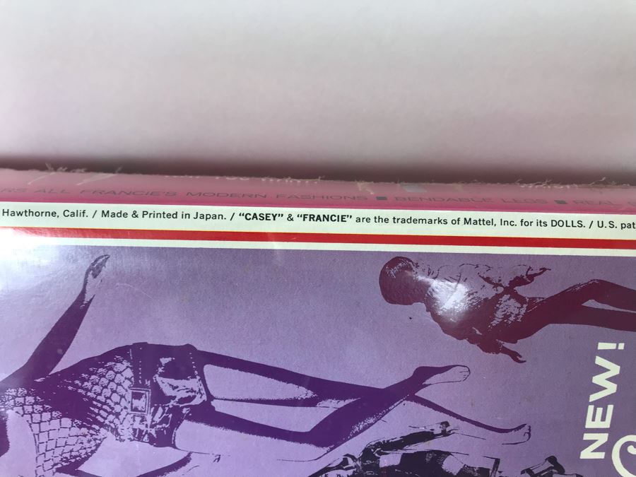 Vintage 1966 New In Box Mattel New Casey Twist'N Turn Waist Barbie Doll Francie's Fun Friend Bendable Legs Real Eyelashes [Photo 18]