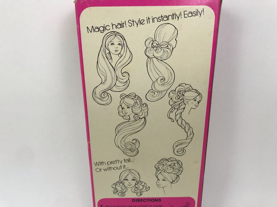 Vintage 1975 Mattel Deluxe Quick Curl Barbie Doll New In Box [Photo 7]