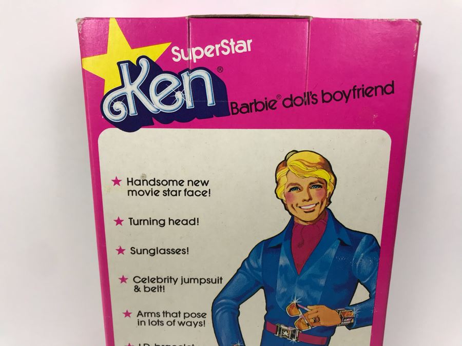 Vintage 1977 Mattel SuperStar Ken Doll Barbie Doll New In Box [Photo 10]
