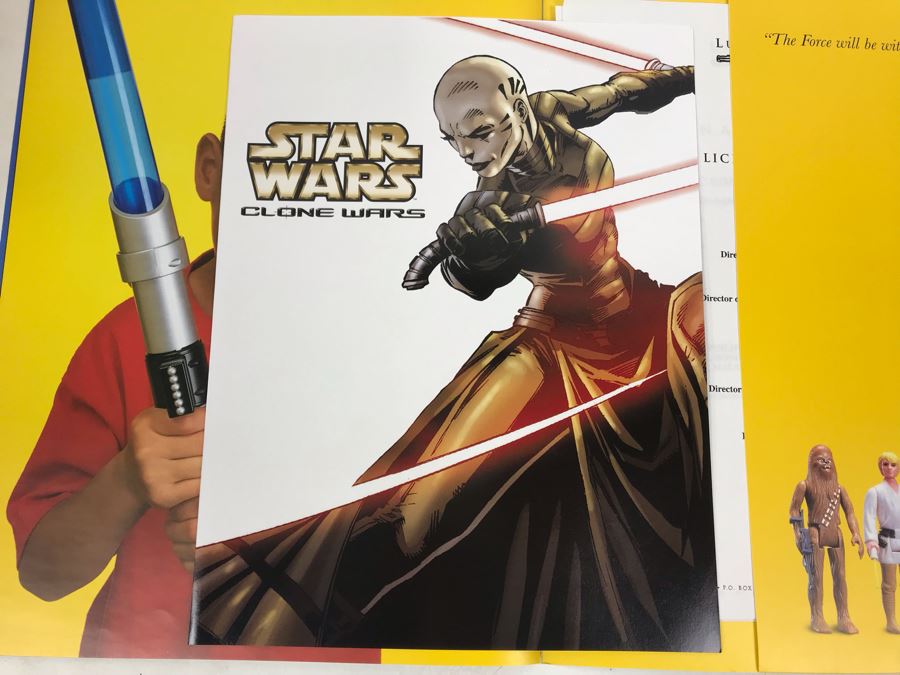 Very Rare Exclusive Lord Vader Action Figure 2003 Invitation Directly From George Lucas Licensing The Presidio San Francisco, CA Lucas Films With Star Wars Promotional The Saga Continues Program [Photo 26]