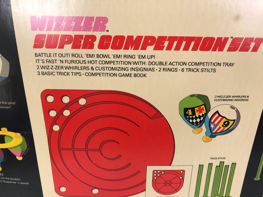 Vintage 1970 Mattel Wizzzer Super Competition Kit Comes With (2) Wizzzers And Competition Tray New In Box [Photo 11]