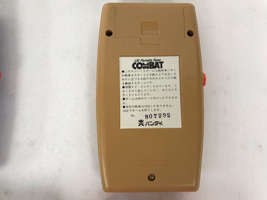 Pair Of Rare Bandai Electronics LSI Portable Handheld Games Submarine And Combat Japanese New In Box [Photo 21]