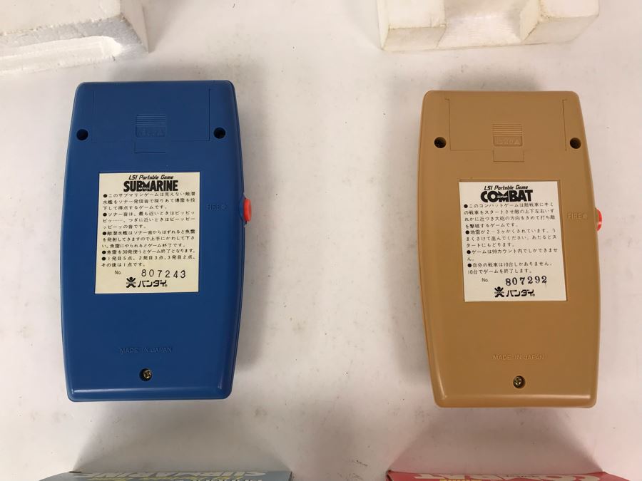 Pair Of Rare Bandai Electronics LSI Portable Handheld Games Submarine And Combat Japanese New In Box [Photo 19]