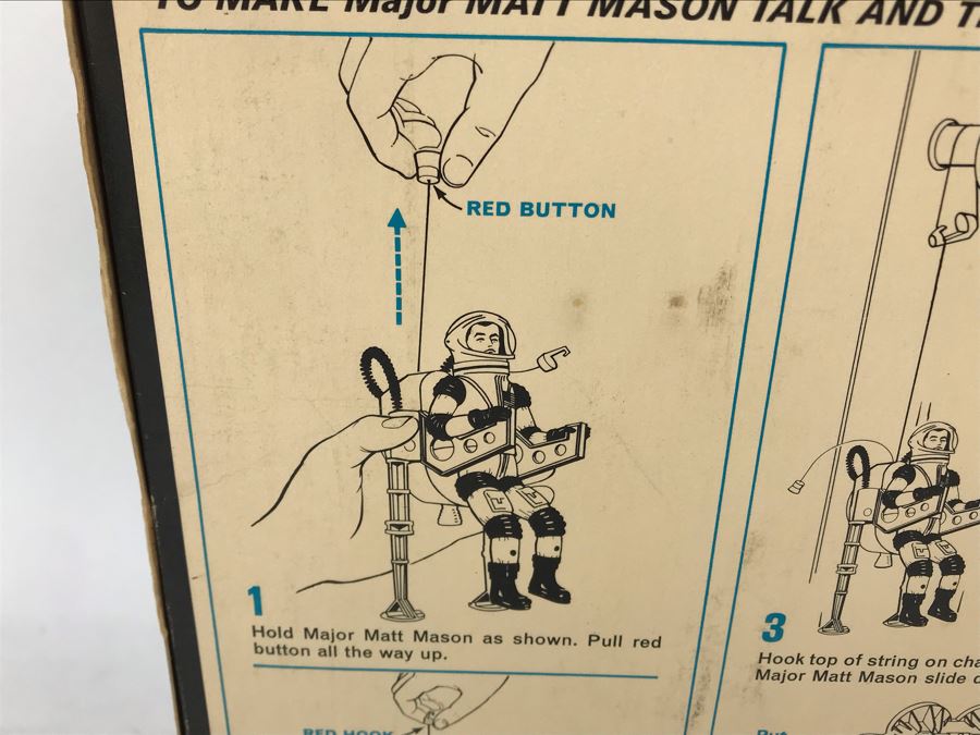 Rare Vintage 1969 Mattel New In Box Talking Major Matt Mason Space Action Figure Toy [Photo 14]