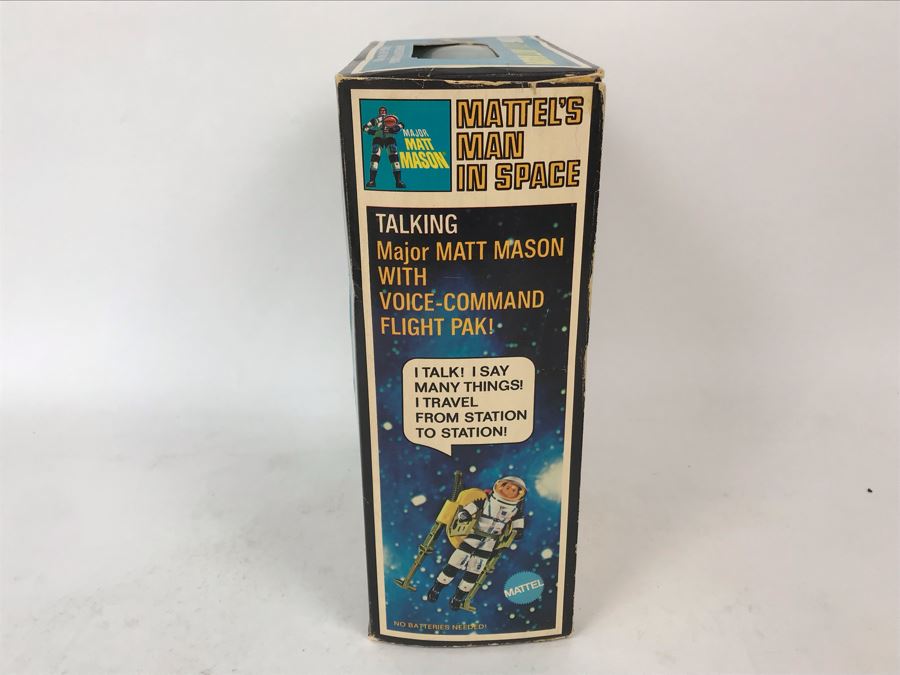 Rare Vintage 1969 Mattel New In Box Talking Major Matt Mason Space Action Figure Toy [Photo 9]