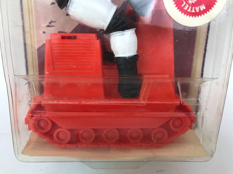 Vintage 1967 Mattel's Man In Space Major Matt Mason In Flexible Space Suit With Helmet Cat Trac Included In Damage Packaging [Photo 3]