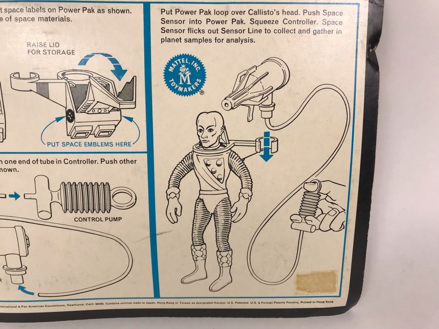 Vintage 1968 Mattel's Man In Space Callisto Major Matt Mason's Friend From Jupiter The Mysterious Alien With Advanced Mental Powers Action Figure Toy In Damage Packaging [Photo 22]