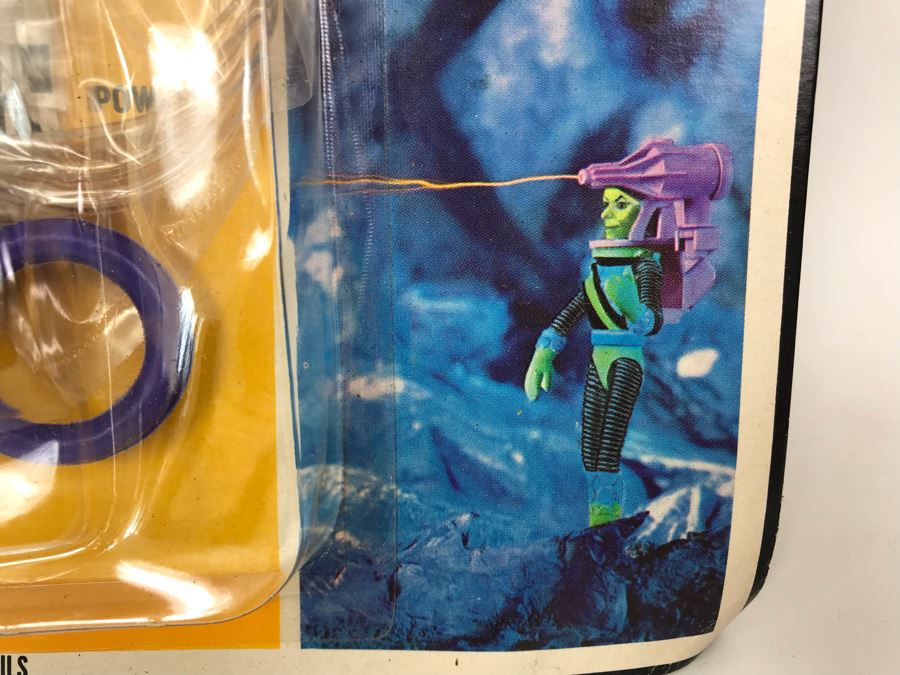 Vintage 1968 Mattel's Man In Space Callisto Major Matt Mason's Friend From Jupiter The Mysterious Alien With Advanced Mental Powers Action Figure Toy In Damage Packaging [Photo 14]