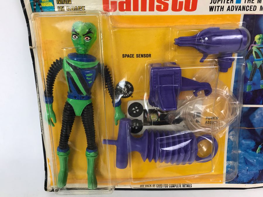 Vintage 1968 Mattel's Man In Space Callisto Major Matt Mason's Friend From Jupiter The Mysterious Alien With Advanced Mental Powers Action Figure Toy In Damage Packaging [Photo 7]